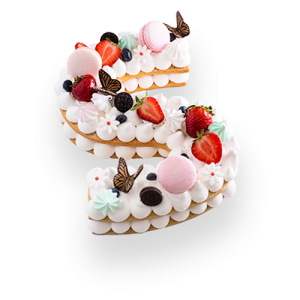 Tart Cake &mdash; Alphabet / Number