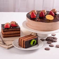 Royal Chocolate Mousse Cake