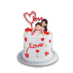 Loving XOXO Cake