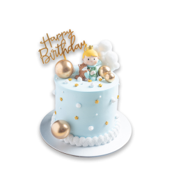 Soft Blue Dreams Cake