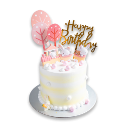 Forest Friends Celebration Cake