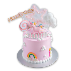 Pretty Pink Unicorn Cake