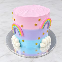 Rainbow Star with Cloud