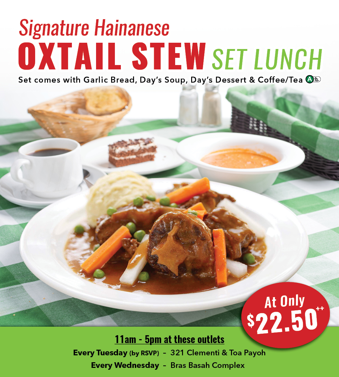 Oxtail Stew Set Lunch