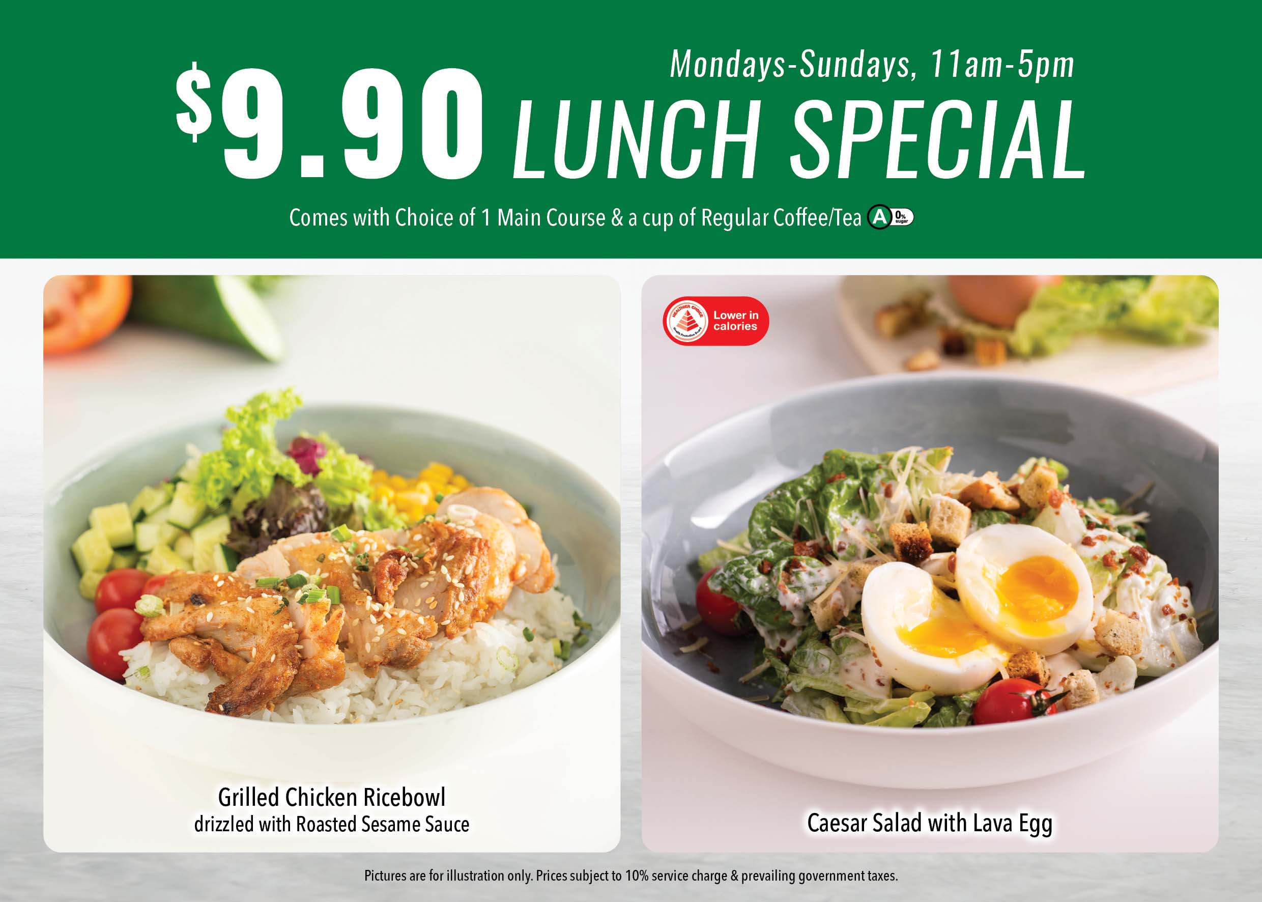 $9.90 Lunch Special (July 2024)